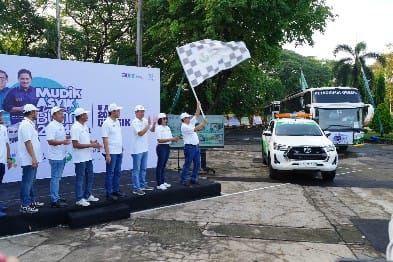 PETROKIMIA GRESIK BERANGKATKAN 200 PEMUDIK KE EMPAT RUTE DI JAWA&nbsp;TIMUR