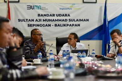 Tim Survey Tiba di Lanudal IKN CC GM Angkasa Pura I Bandara Sepinggan&nbsp;Balikpapan