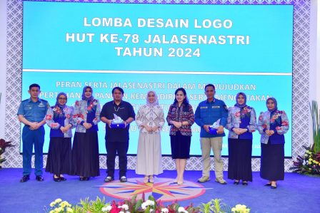 PG Jalasenastri Puspenerbal Juara 1 Lomba Desain Logo HUT Ke-78 Jalasenastri