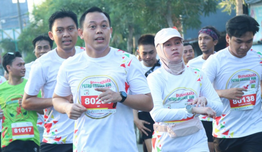 Bhayangkara Petro Grissee Run 2024 Meriahkan Perayaan Hari Bhayangkara di Gresik