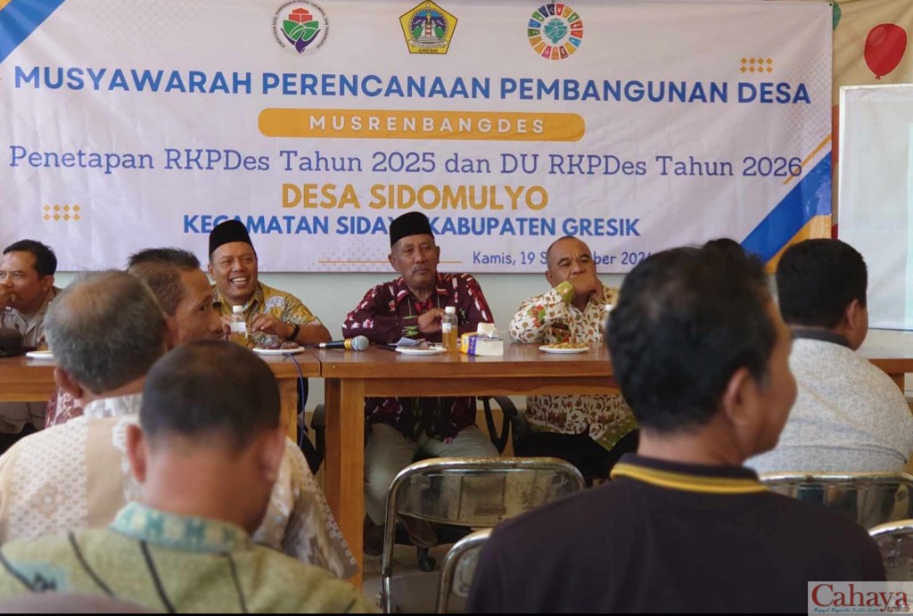 Tebar Manfaat, Giat Musrenbang Desa Sidomulyo Diapresiasi Pihak Kecamatan&nbsp;Sidayu